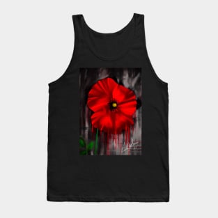 Red Poppy Tank Top